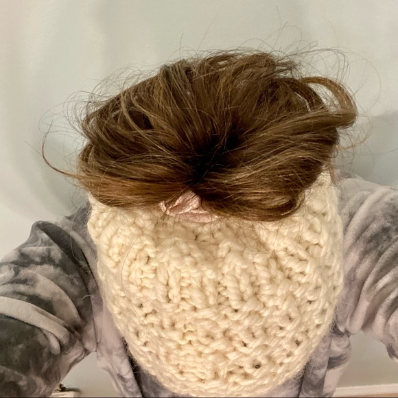 Messy Bun Hat - Picture 3 of 4